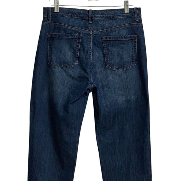 Gloria Vanderbilt Amanda Classic Straight Leg Blue Jeans Women's Size 10 Preppy - Picture 10 of 16